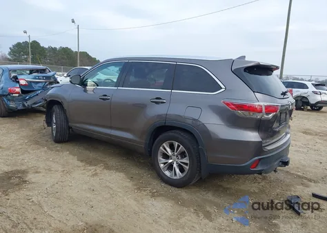 2014 Toyota Highlander Xle V6 from USA, damaged, VIN 5TDKKRFH8ES035409
